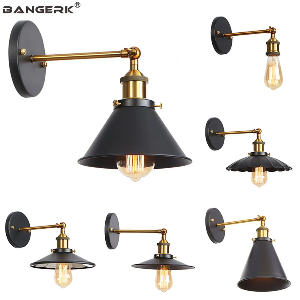 Настенная лампа в стиле лофт винтажный светодиодный светильник Эдисона домашнее