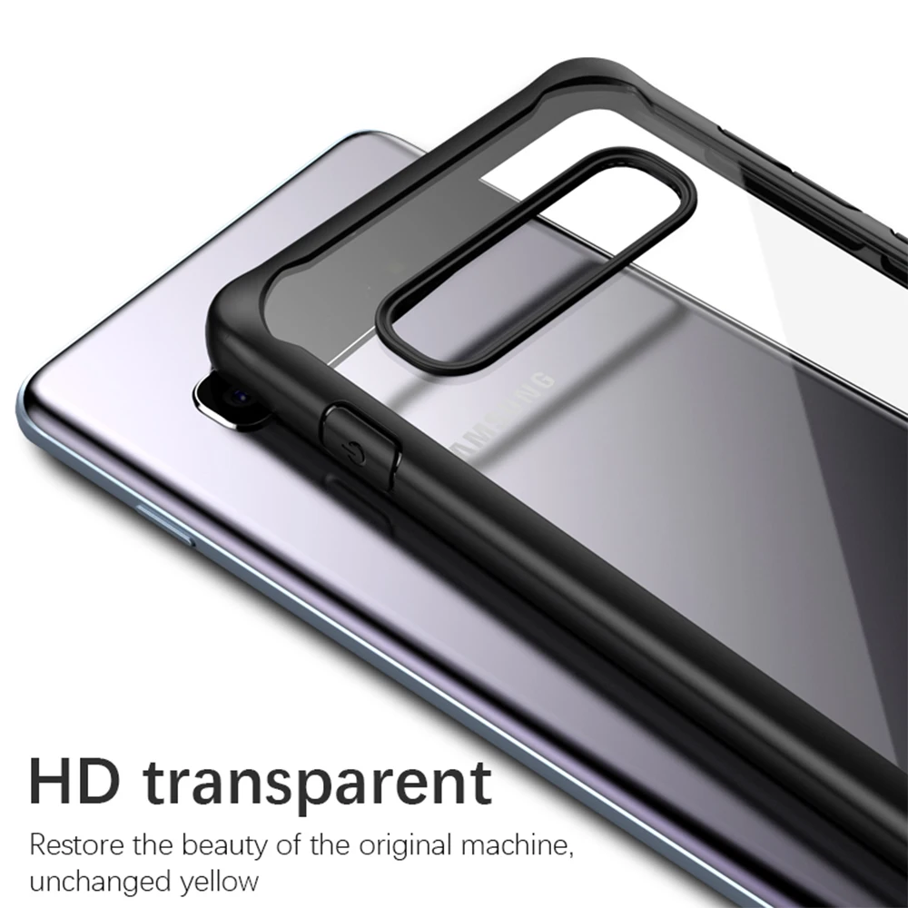 Противоударный защитный чехол для samsung Galaxy S10 Plus Note 10 S10e прозрачные чехлы для Galaxy S9 S8 Plus Note 8 9 силиконовый
