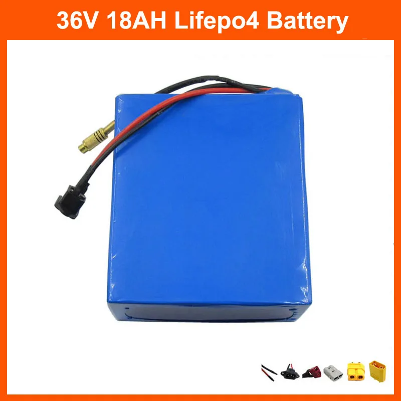 

12S 1000W 36V 18AH 24AH 30AH lifepo4 bateria 500W 36V 12AH Ebike Scooter battery pack 32700 Cell With 30A BMS 43.8V 2A charger