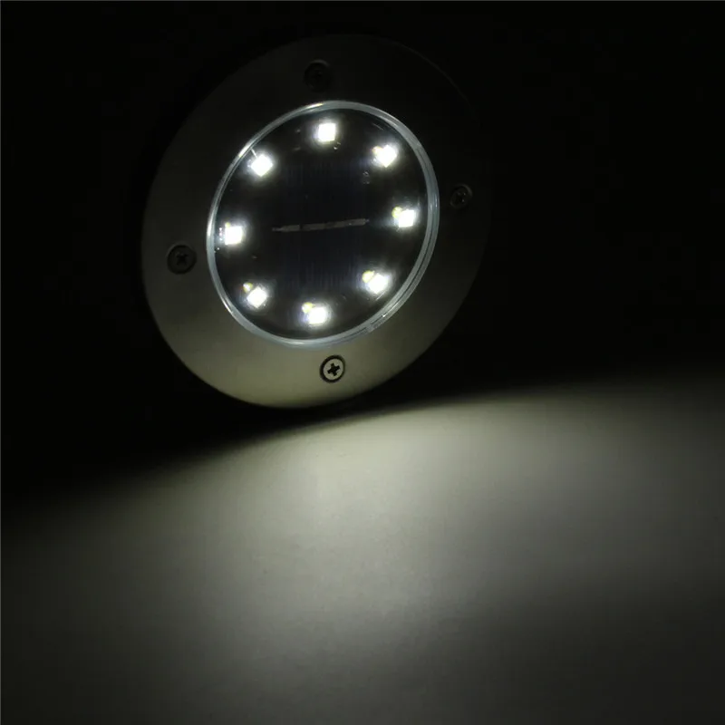 Водонепроницаемый садовый фонарь на солнечной батарее колодесветильник