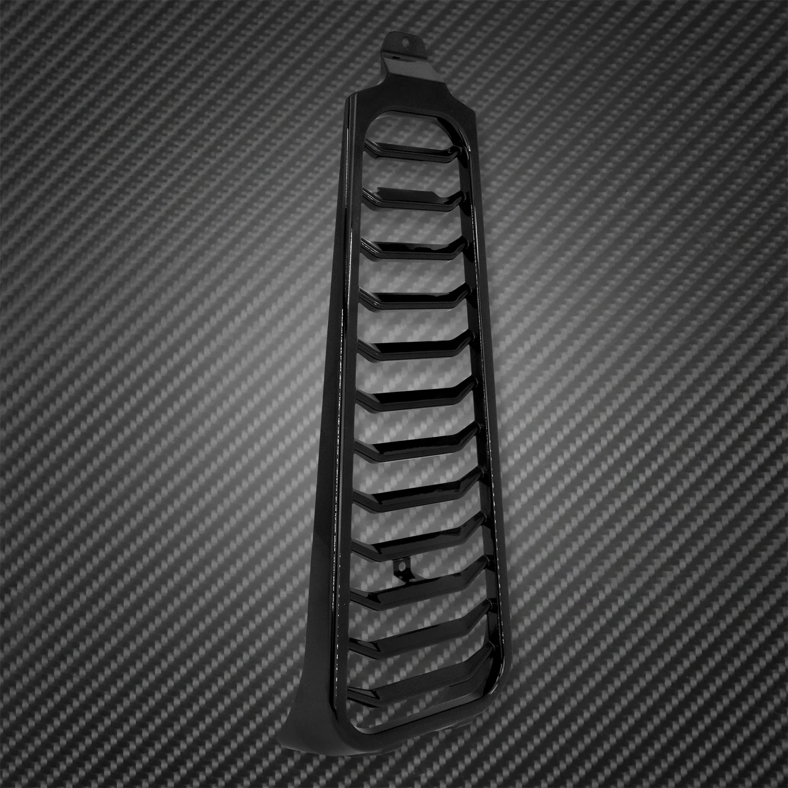 Мотоцикл передний подбородок обтекатель спойлер рамка Крышка глянцевый черный