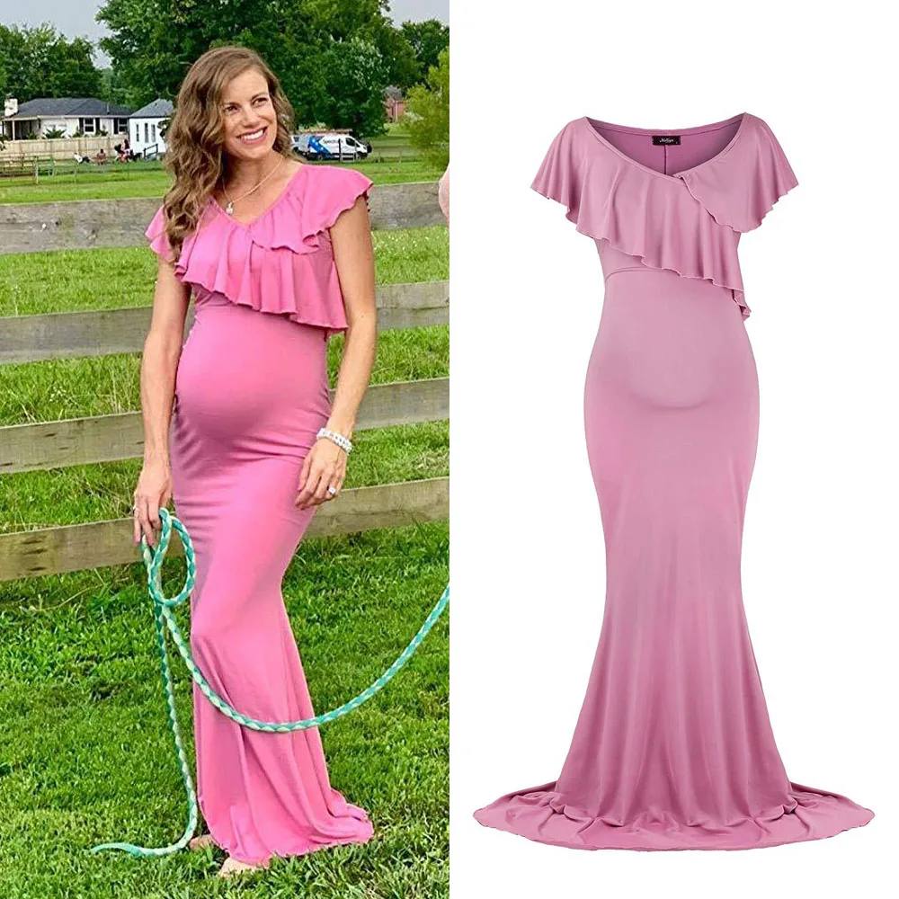 Эластичные платья для беременных фотосъемки одежда Платья реквизит женщин | Мать