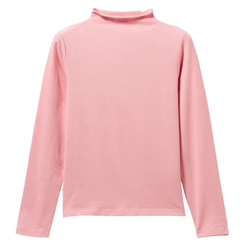 05Red Giordano женская водолазка с длинными рукавами и круглым вырезом под шею, выполнена в нескольких цветовых вариантах - Цвет: 05Red