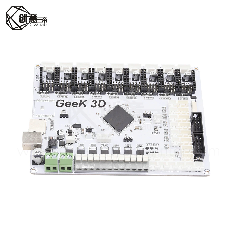 Творчество 9 независимых приводов марлина 2 0 32 битный ARM Cortex M4 серии для TMC2208 TMC2209