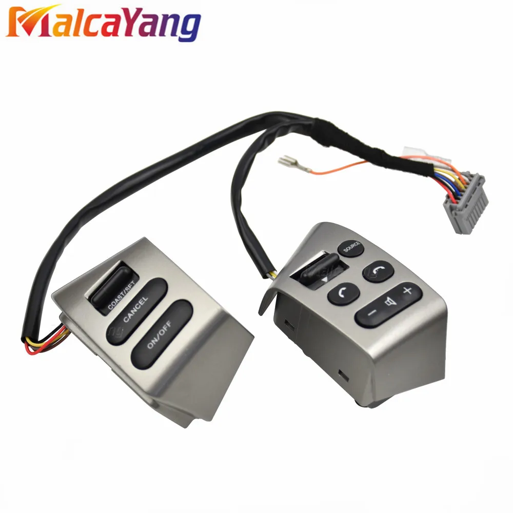 Кнопка управления круиз контролем на руль автомобиля серебристый переключатель