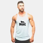 Мужская майка для бодибилдинга, рубашка без рукавов для фитнеса, 2021 Новая мужская хлопковая одежда, модная майка