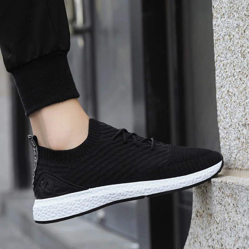 

Four Seasons Men Casual Shoes 2019 Tenis Fashion Men's Flats Herenschoenen Soft Black Sneakers Male Big Size 46 Chaussure Homme