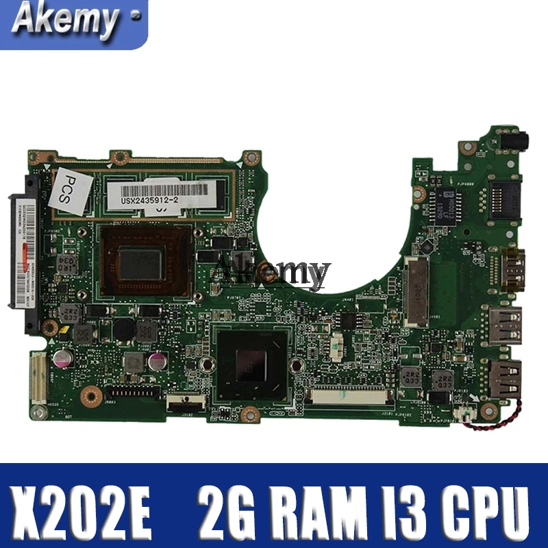 Материнская плата для ноутбука Amazoon X202E For Asus X201E S200E X201EP протестированная