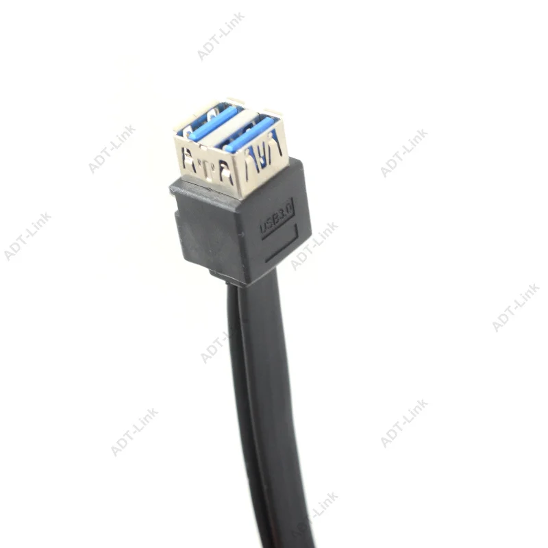 Usb 3.0 20 контактный разъем для 2 usb разъемов a мама материнской платы адаптер