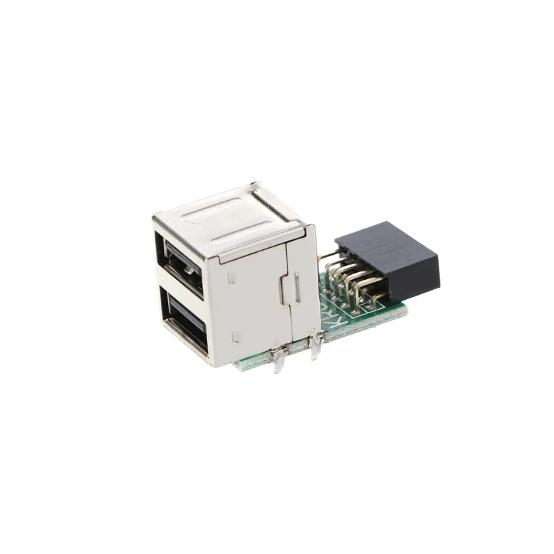Внутренняя Материнская плата 9pin в 2 порта USB 0 A 1 шт. переходник PCB | Компьютеры и