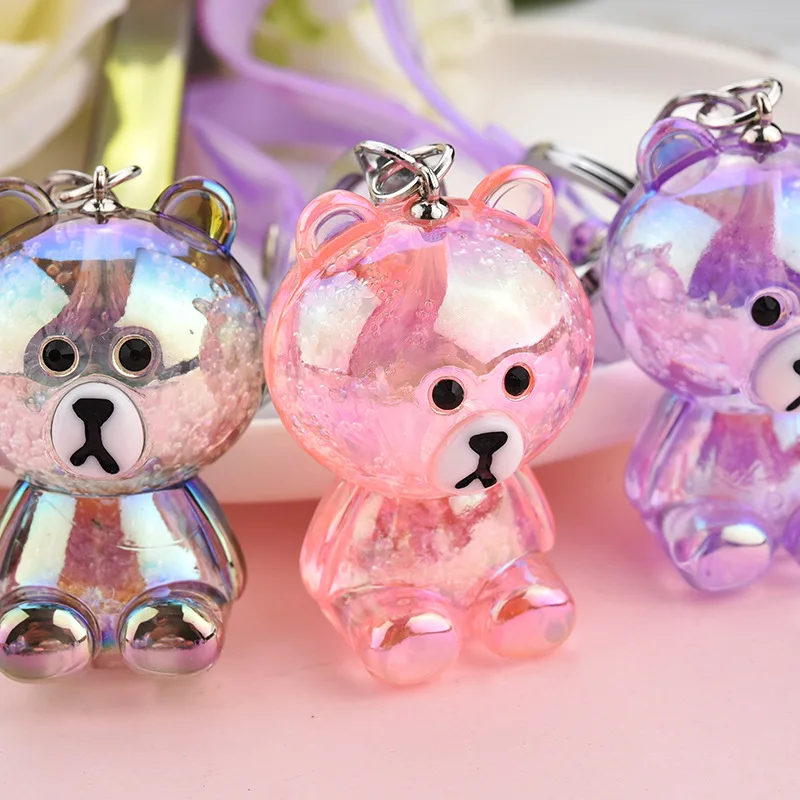 Акриловый Хрустальный брелок для ключей в форме мыши мишки