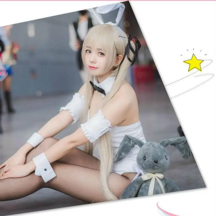 

Dome Sister Anime Sexy Bunny Girl Cosplay Costume Full Set