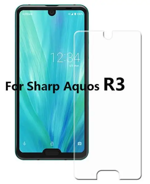 

Tempered Glass for Sharp Aquos R3 Screen Protector Hard 9H