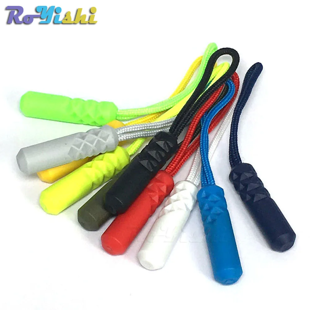 10pcs/pack Zipper Pull Puller Fixer Zip Cord End Fit Rope Tag Broken Buckle Travel Bag Clip Outdoor Tool Sewing Clothes | Дом и сад