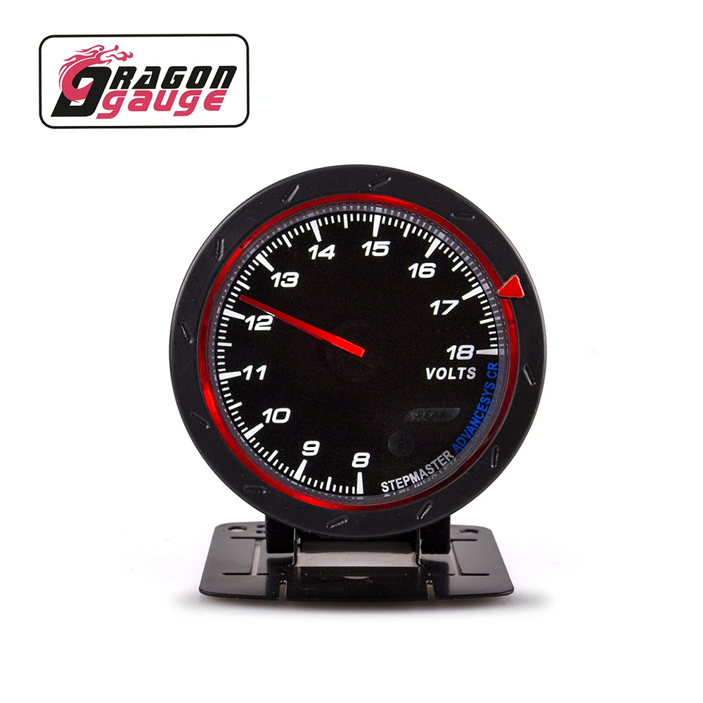 

[Dragon 》 60 мм Вольтметр для воды Тахометр соотношение воздуха и топлива температура выхлопа пресс для масла Температура масла повышающий автомобильный измерительный прибор для автомобиля 12 В