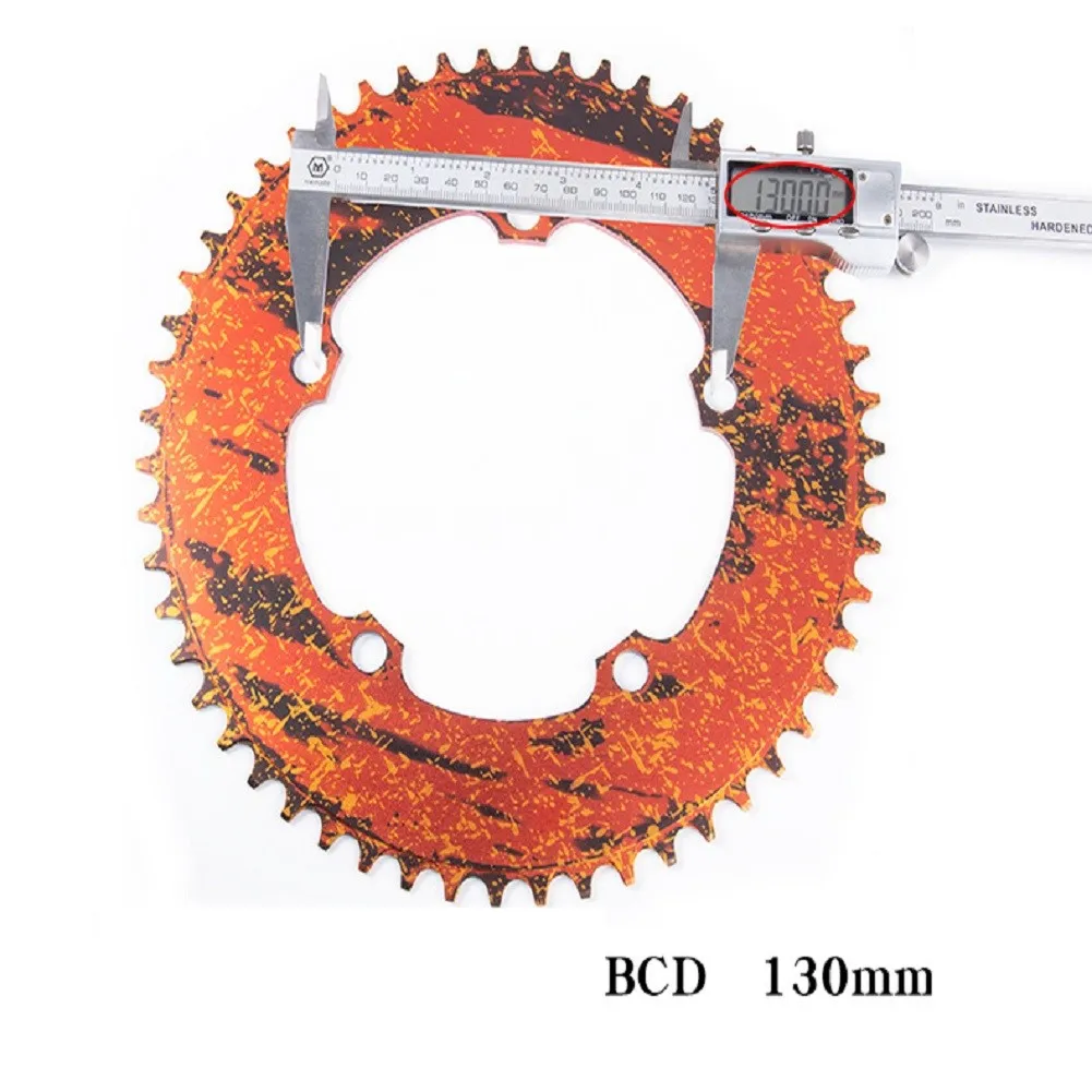 Однодисковая Звездочка 130BCD 54T для велосипеда узкая широкая BMX дорожная