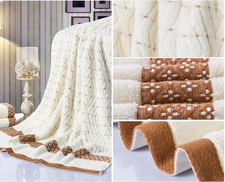 Ванная комната Полотенца 3 шт. 100% хлопок ванна пляж лицо отель душевой комплекты