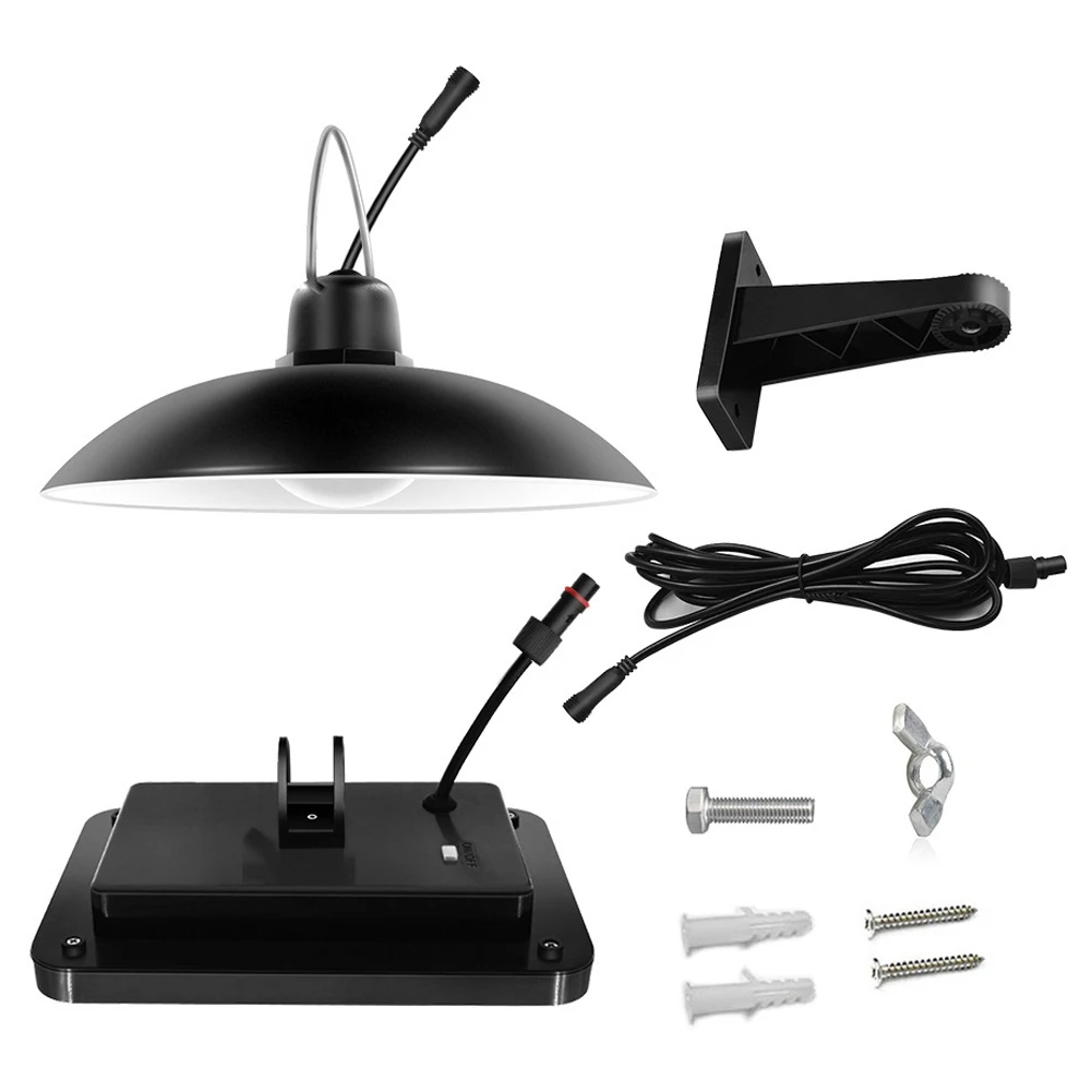 

Solar Pendant Light Outdoor Indoor Hanging Solar Powered Shed Lights Waterproof Decoration Lamp For Barn Farm Garden Yard Patio