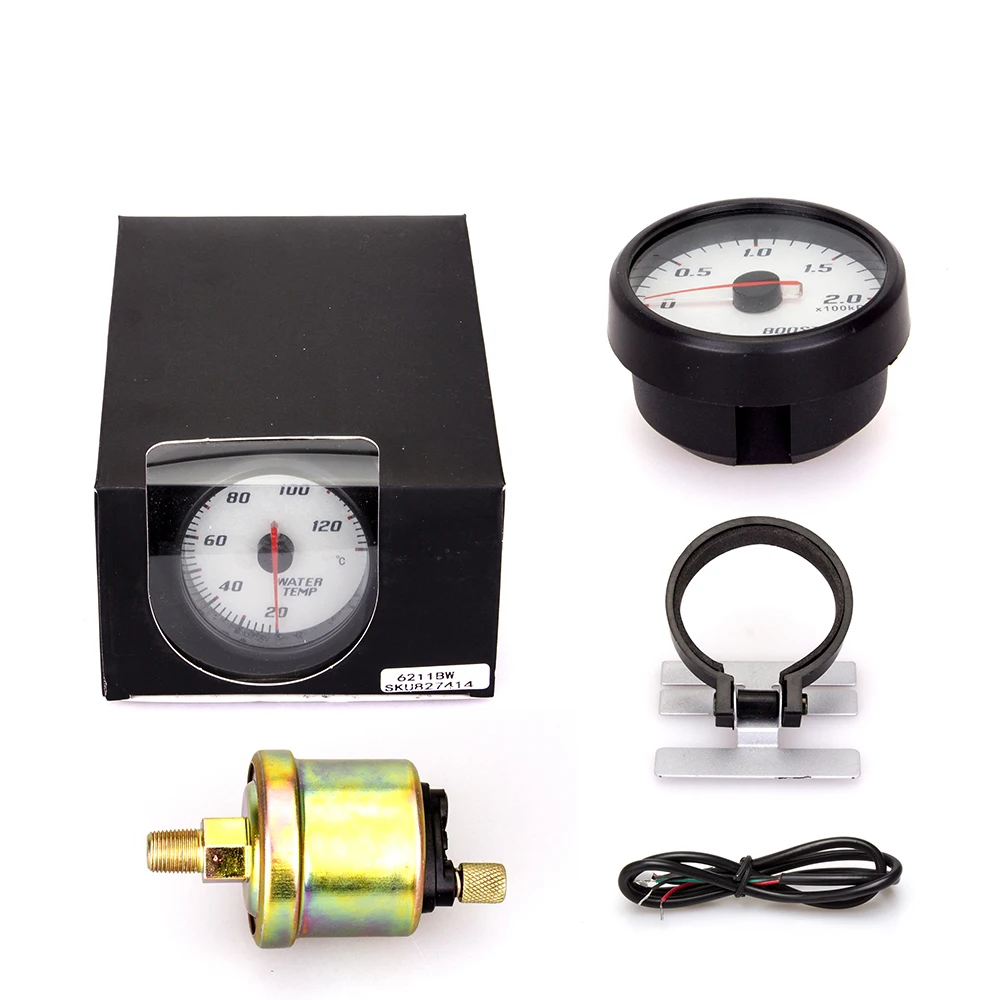 60 мм Масляный Пресс цифровой синий светодиодный дисплей автомобильный