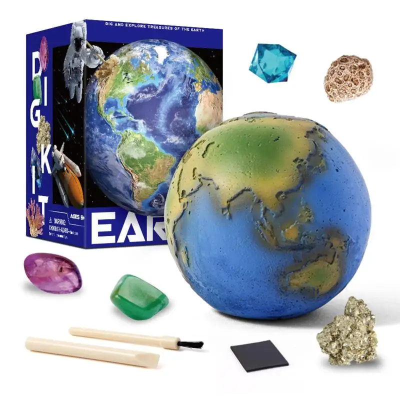 

Children Science Educational Toys Solar System Eight Planets Planet Mining Exploration Gems Digging Archeology Educational Toys