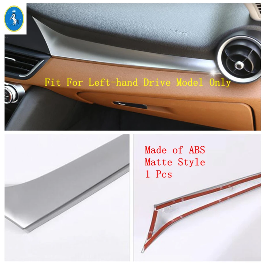 

Yimaautotrims Matte Interior Refit Kit For Alfa Romeo Giulia 2016 - 2020 Pillar A Air AC / Gearbox Panel / Door Bowl Cover Trim