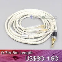 ln007238 16 core occ silver plated earphone cable for fostex th900 mkii mk2 th 909 tr x00 th 600