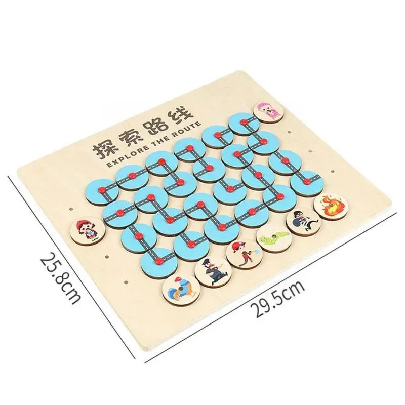 

Maze Board Montessori Game Find The Route Puzzle Toys Thinking Toys Logical For Kids Training For Kids Wooden Educational G N7X3