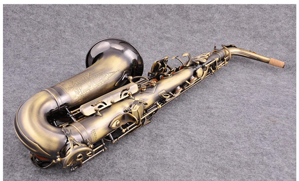 Высококачественный фирменный альт-саксофон Addie Mark VI имитация антикварной меди