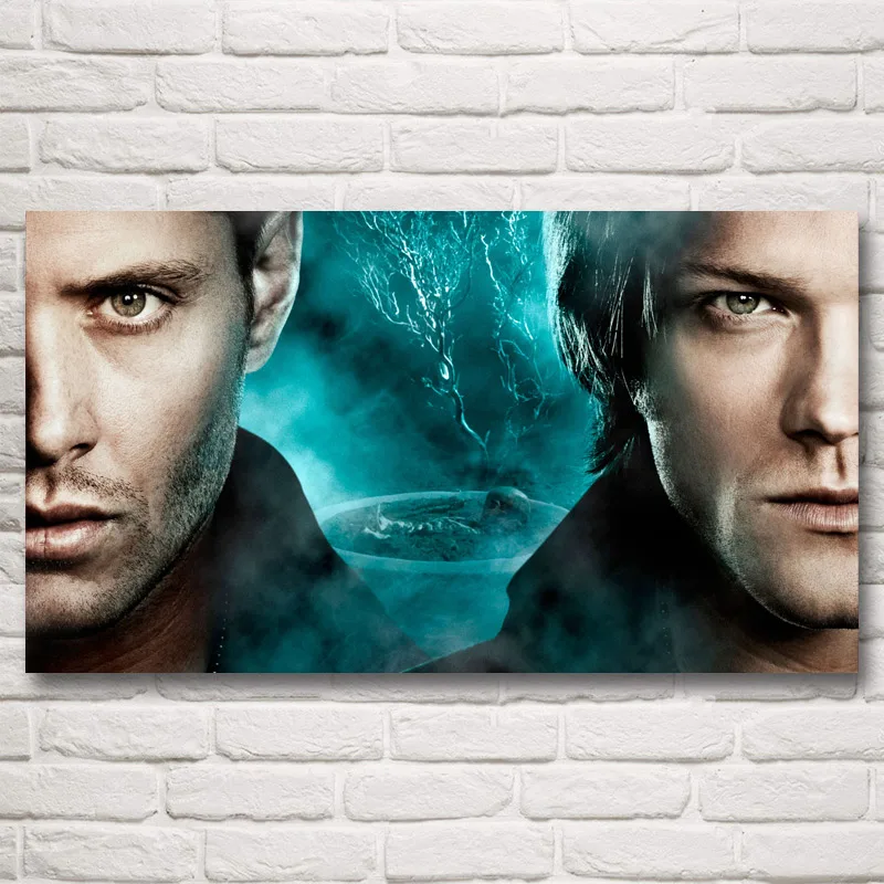 Foocome Supernatural Devil Ghost ТВ сериал художественные шелковые постеры и принты украшения