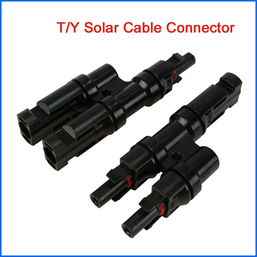 5 пар Y образные солнечные панели 30 А 10 пар|Соединители| |