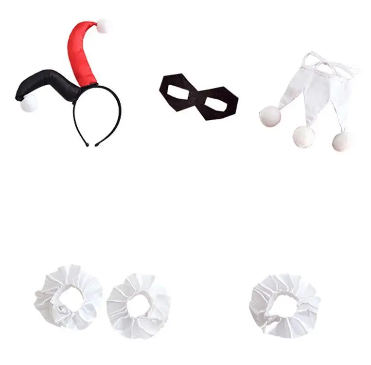 Женский костюм с юбкой-пачкой Harley Quinn для косплея на Хэллоуин одежда детей