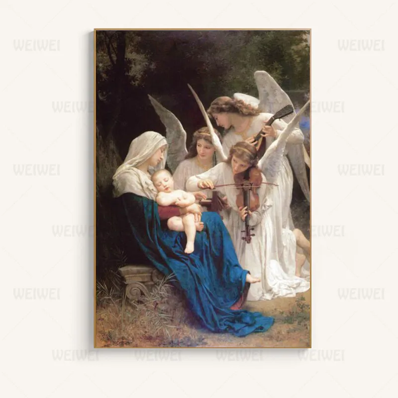 Новые французские классические известные картины Картина на холсте Вильям