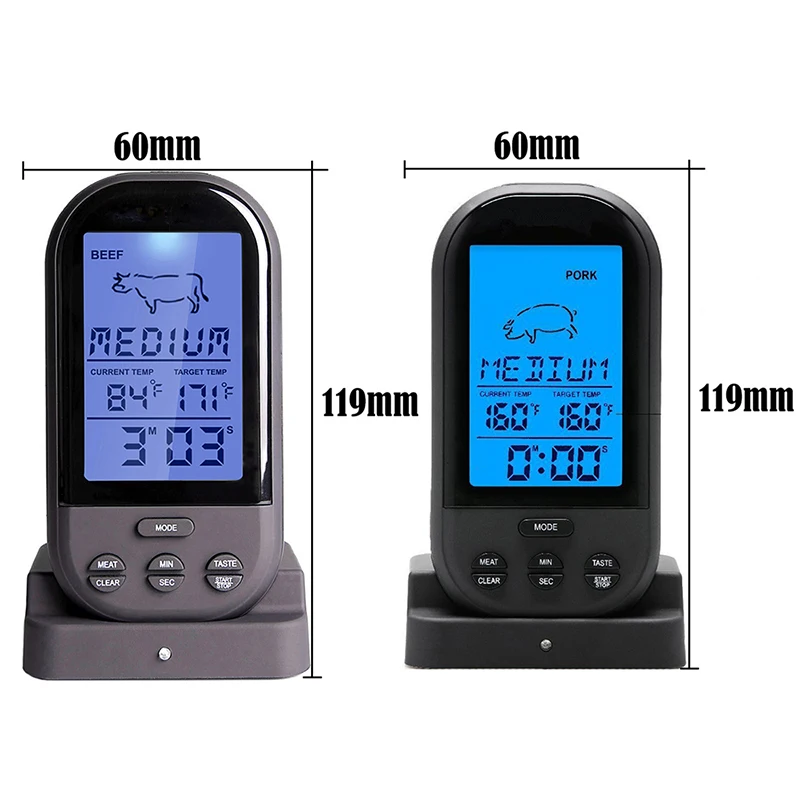 Цифровой беспроводной термометр для духовки Junejour приготовления мяса барбекю
