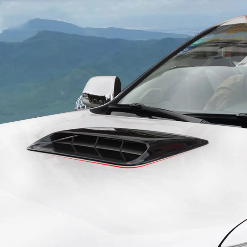 

Universal Auto Car Decorative Air Flow Intake Hood Scoop Vent Bonnet Cover