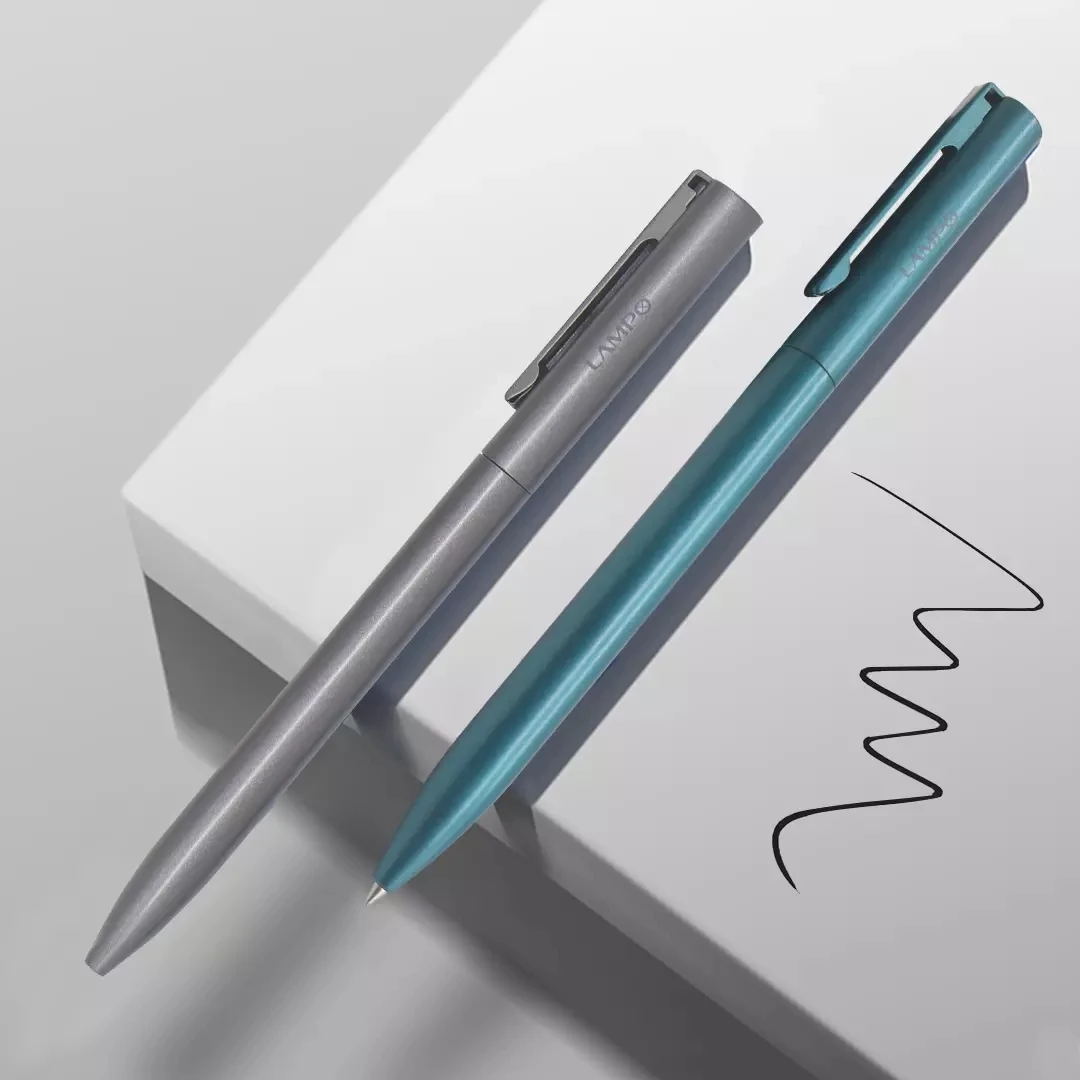 Металлическая гелевая ручка Xiaomi Lampo Mijia ручки с черными чернилами 0 5 мм роликовыми