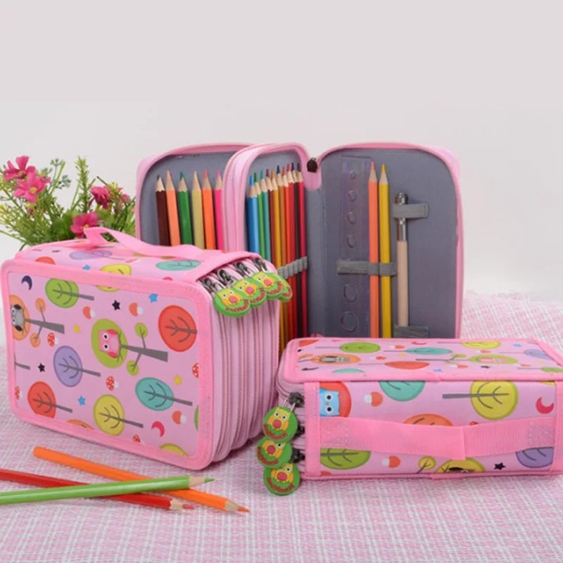 

Kawaii Penal for Back to School Pencil Case Big 72 Holes Pen Box Cute Pencilcase Large Korean Cartridge Bag Stationery