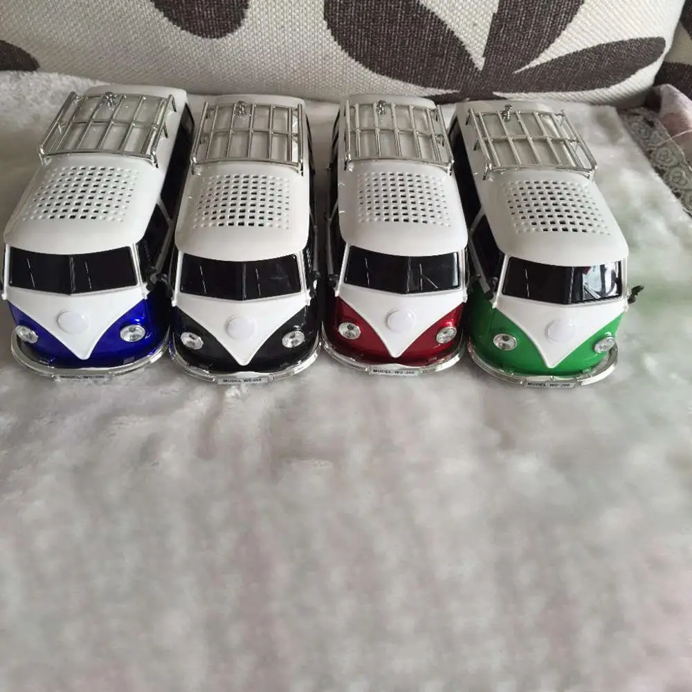 Яркий Мини Bluetooth-динамик в форме автомобиля мини-динамик с поддержкой Fm + U-диска