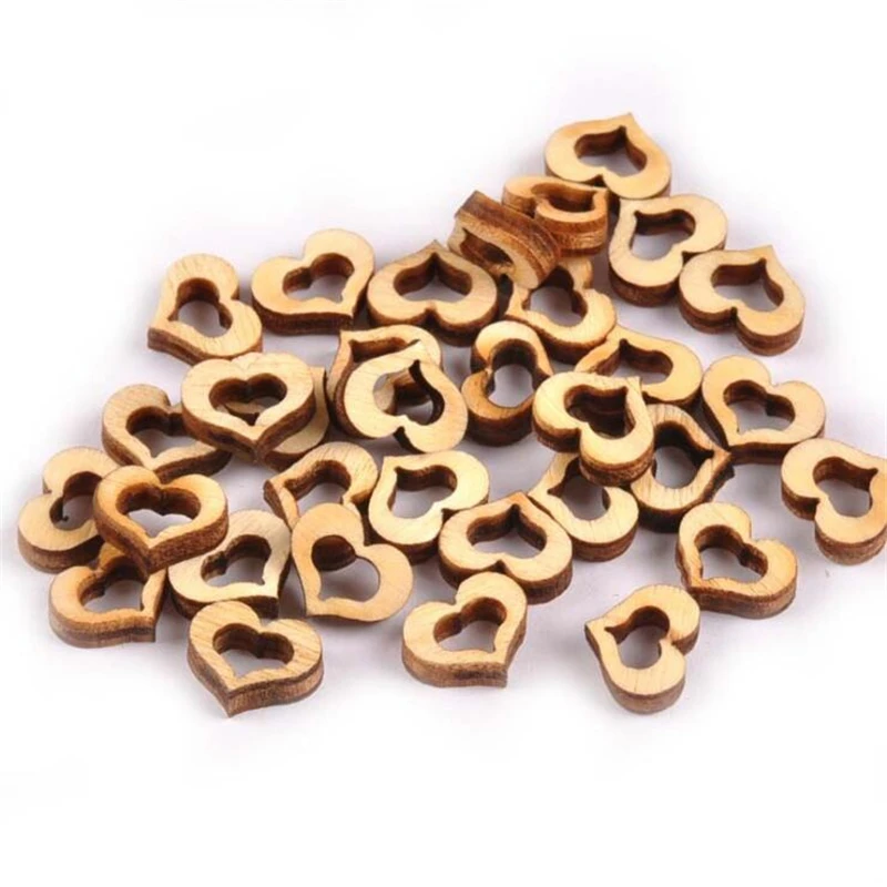 100 шт./лот милый смешанный Любовь в форме сердца Свадебный Стол рассеянный Декор