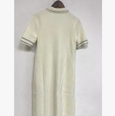 

Gezelligheid 2021 Spring Summer New Fashion Elegant Casual Luxury Slim Short Sleeve Streetwear Sexy A Line Cotton Midi Dress