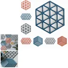 Нордический термостойкий силиконовый теплоизоляционный коврик, подставка, домашний Противоскользящий Настольный коврик, силиконовое сиденье Mat