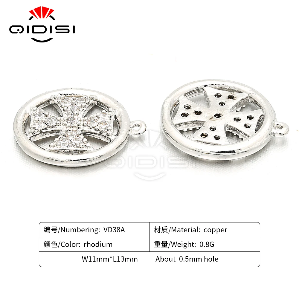 Кулон на ожерелье из фианита аксессуары сделай сам подвески браслет медные