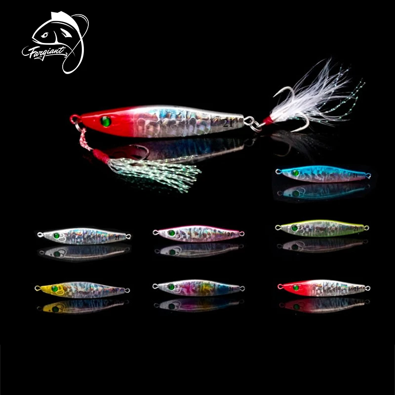 Fargiant Spinner приманка для джиггинга рыболовная с блестками ложка окуня жесткая