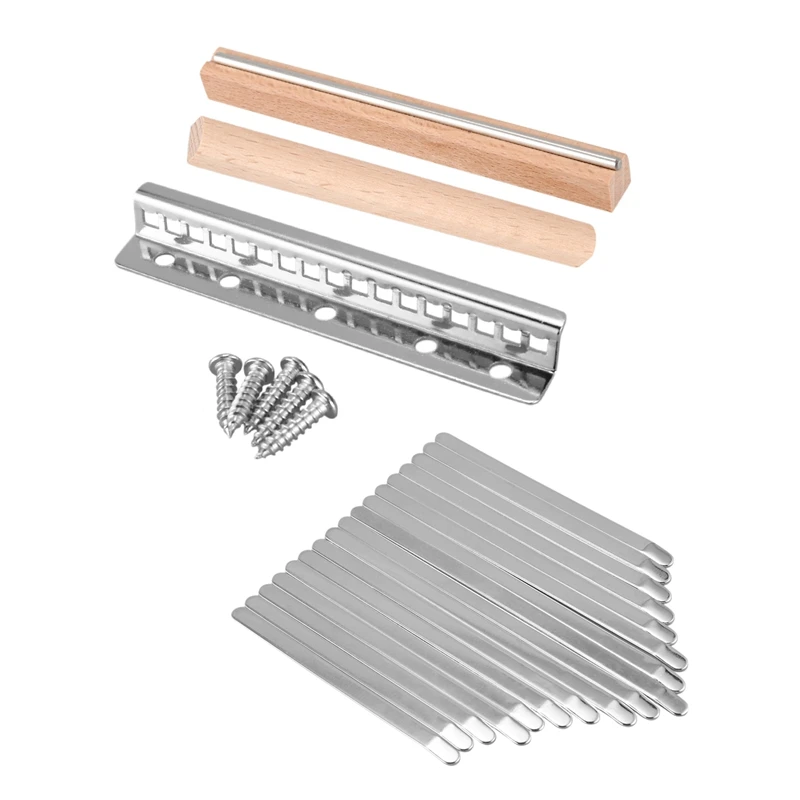 

for Kalimba Mbira DIY 17 Keys with Thumb Piano Bridge Percussion Instruments for Luthiers Makers