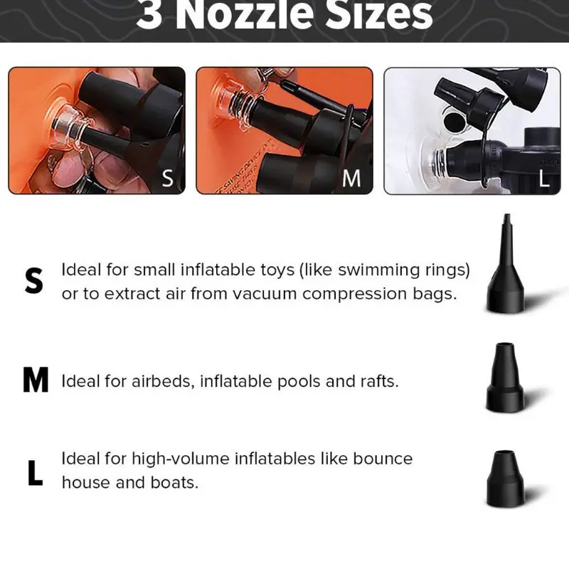 

Inflatable Pump Electric Air Mattress Camping Pump Dropshipping