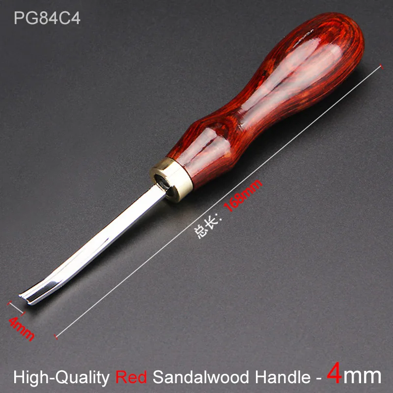 Red Sandalwood 4mm Кожа ремесло кромки истончение инструмент, Diy обрезки машина для изогнутого угла круглый Edger лезвие лопаты кожевенное ремесло широкий 10 мм - Цвет: Red Sandalwood 4mm