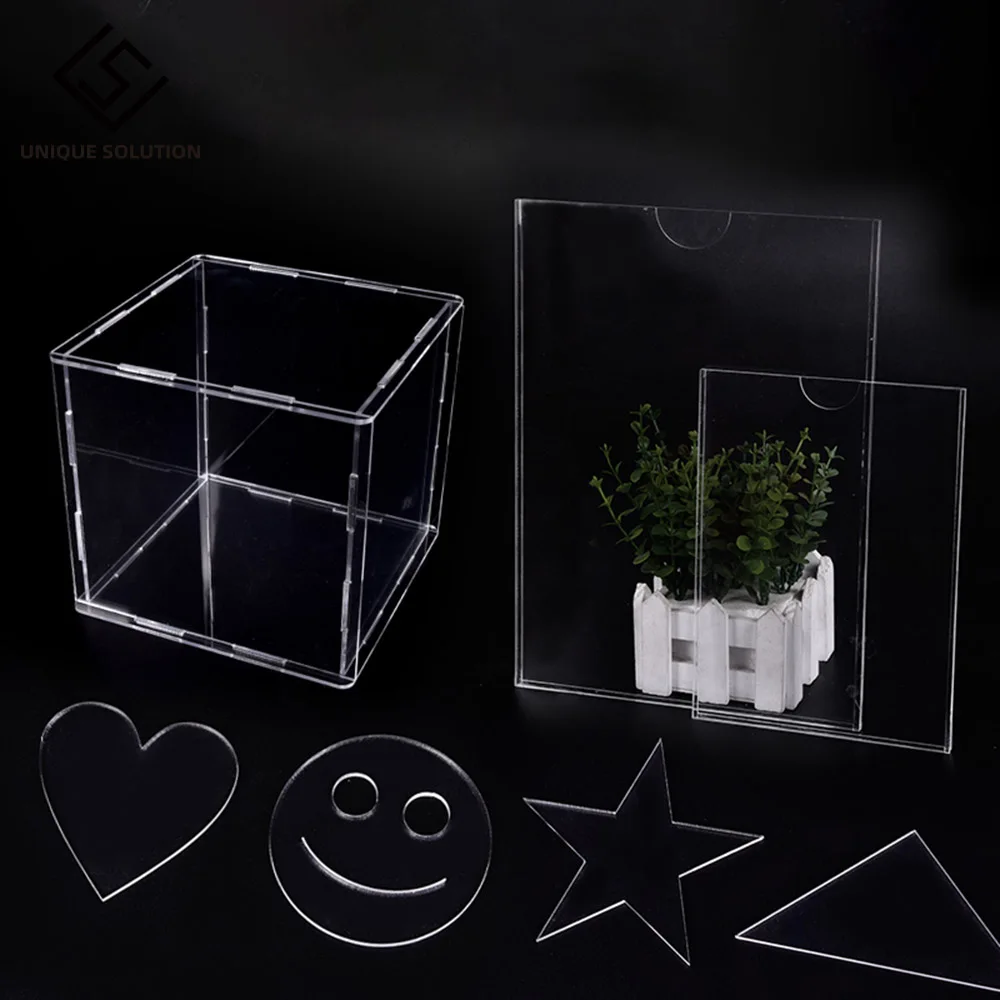 Прозрачный пластиковый лист из плексигласа акриловая доска органическое стекло