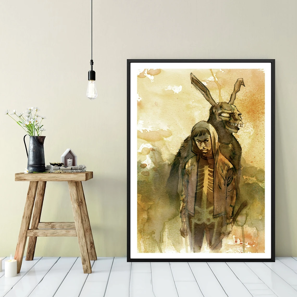 Donnie Darko-Акварельная Художественная печать-комикс-арт-комикс-художественная