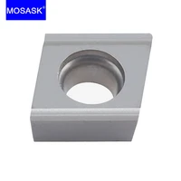 mosask 10pcs ccgt r h zn90 zp15 zp163 diamond shaped metal working lathe tungsten finish machining grinding insert cutter