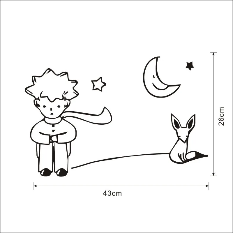 Start Moon Детская Наклейка на стену s маленький декор для комнаты мальчика спальня