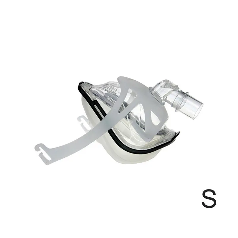 S F1A Full Face Mask With Free Headgear For CPAP Auto CPAP BiPAP Respirator Size S M L Snoring Therapy Interface - Цвет: S